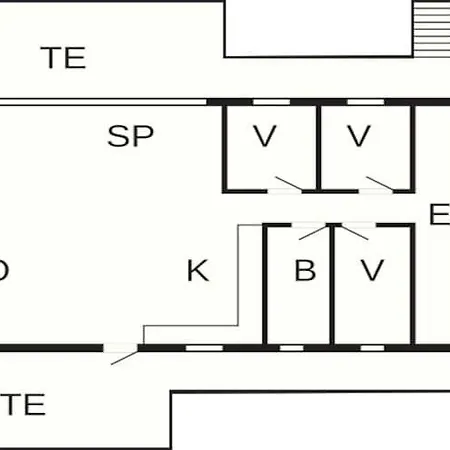 Semesterbostad 6 Person In